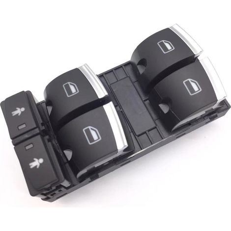 Commande de lève-vitre avant gauche Audi A6 Q7, interrupteur de porte électrique (1/5)