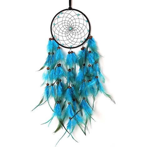 Attrape-rêves Mural avec Plumes Fumigées, Décorations Tissées à la Main pour Filles, pour la Décoration de la Maison et du Bureau (1/5)
