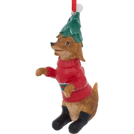 SDN RESINA PERRO JERSEY DE NAVIDAD 10CM - Feeric lights & christmas (1/5)
