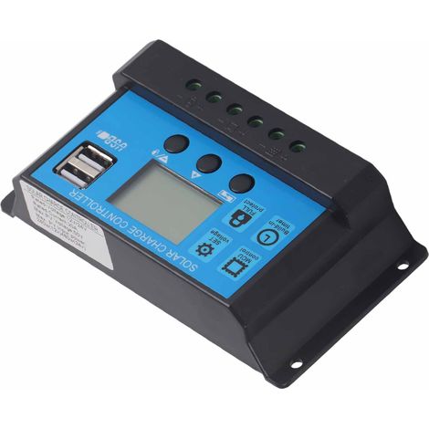 20A 12V 24V 2-Wege-MOS-Solarladeregler PWM 3-stufiger Batterieregler Solarmodulregler (1/5)