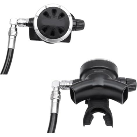 Adaptateur de tuyau pivotant à 90 degrés pour régulateur de plongée 2ème étape de remplacement (1/5)