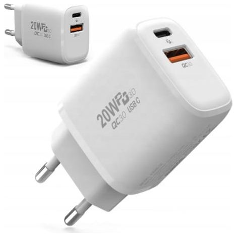 Cargador USB tipo C tipo cubo de carga rápida de 20 W (1/5)