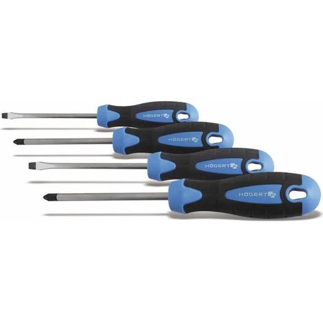 Cacciavite Hogert ht1s094 acciaio S2 magnetico