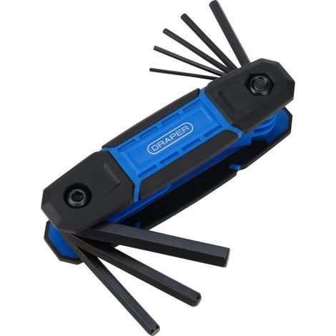 Draper 31124 Folding Hex Key Set (8 Piece) (1/2)