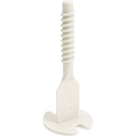 Vite clip sistema PRO-LEVELING per livellamento piastrelle fuga 1mm, 100 pezzi (1/3)