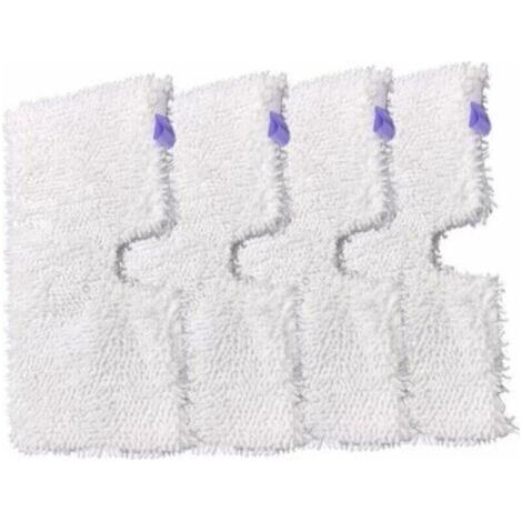 Lot de 4 tampons de nettoyage de rechange en microfibre pour balais vapeur Shark S3500, S3550, S3901, S3601 et S3501dyk-alovez (1/4)