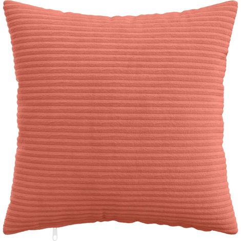 vidaXL Funda de almohada 2 pcs HEERLEN Rojo Naranja 35 x 35 cm pana (1/2)
