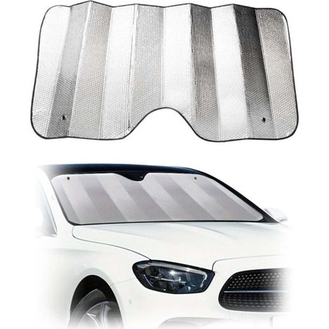 140 x 70 cm Sonnenschutzblende für die Windschutzscheibe, Sonnenschutzblende für die Innenseite der Frontscheibe, Sonnenschutzblende für die Windschutzscheibe des Autos, Sonnenschutzblende für die Win (1/4)