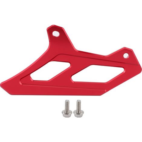 CNC-gefräster Kettenschutz aus Aluminiumlegierung, Schutzabdeckung kompatibel mit Honda CRF450L 2019, rote Farbe (1/5)