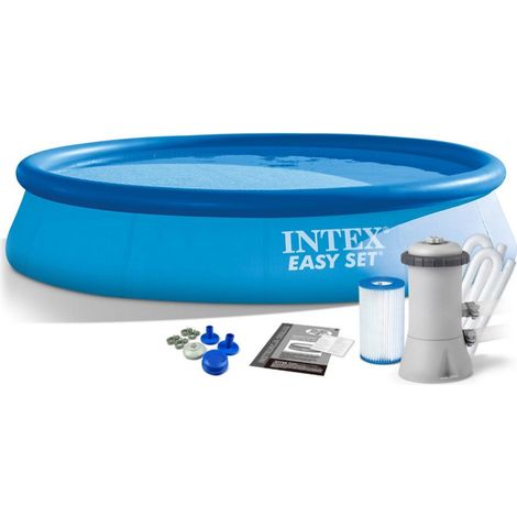 Piscina Autoportante INTEX Easy Set rotonda tonda Ø 366 H 76 con pompa filtro