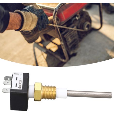 Alarme de protection contre le niveau d'eau bas, capteur de niveau d'eau 5-35 V CC pour réservoir d'eau de groupe électrogène diesel, capteur de niveau de liquide normalement ouvert M14 (1/5)