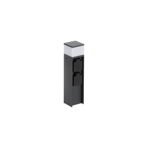 Borne extérieure 30cm noire carrée G9 11W IP44 Kanlux (1/5)