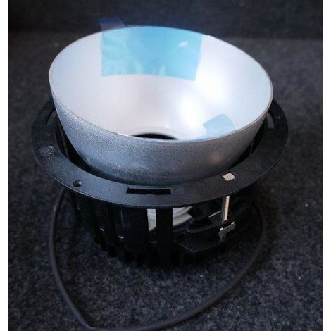 Plafonnier encastré LED 32W downlight fixe gris-noir Ø 177mm 4000K sans collerette alim 230V IP20 CCTLed Targetti (1/2)