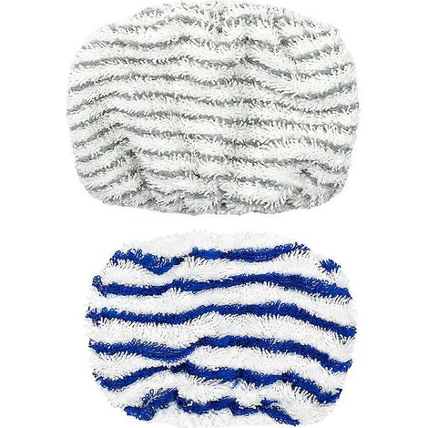 Housse de balai vapeur en microfibre, accessoires pour tête de balai vapeur Rowenta ZRO05801 série RY7/RY8, 2 pièces ( )