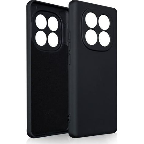 Funda de silicona Beline para Xiaomi Redmi Note 14 Pro, color negro/negro (1/3)
