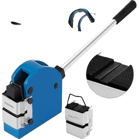 Machine manuelle de rétrécissement/étirement, construction en fonte, 65 x 160 x 140 mm, compatible avec l'aluminium de 16 gauge, l'acier doux de 18 gauge, l'acier inoxydable de 20 gauge (1/5)
