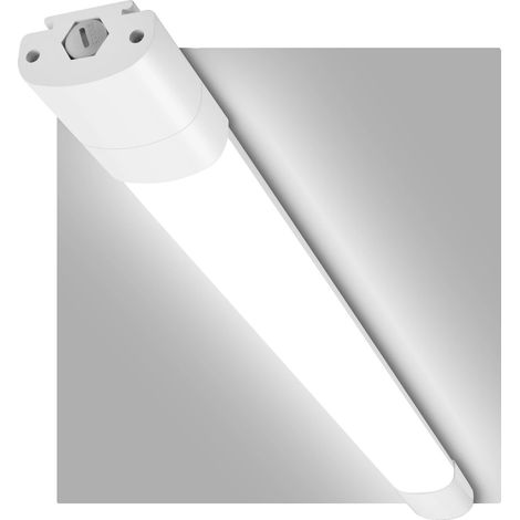 Lámpara LED para baño, clasificación IP66, conectable para áreas más grandes, 20 W, luz neutra, blanca, 16-20 W (1/2)
