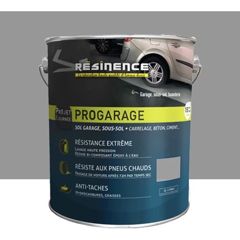 Peinture Sol RÉSINENCE ProGarage Zinc 2 L (1/3)