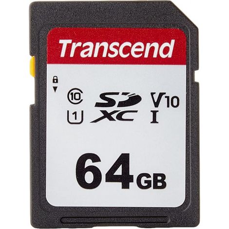 Transcend SDXC 300S         64GB Class 10 UHS-I U1 (1/3)