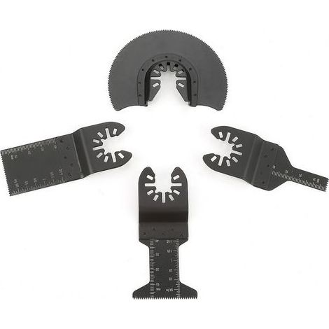 4-teiliges Multifunktions-Sägeblatt, oszillierendes Schneidwerkzeug aus Kohlenstoffstahl (1/5)