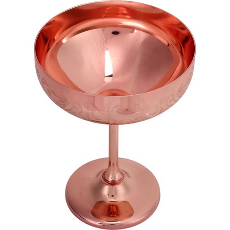 Verre à champagne en métal, gobelet en acier inoxydable 304, gravé, pour bar ou fête, verre à vin rouge, coupe décorative à motif floral, plaqué cuivre (1/5)