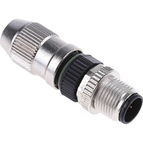 Harting 21 03 111 1405 Connettore non confezionato per sensore o attuatore M12 Spina dritta Numero di poli: 4 1 pz. (1/3)