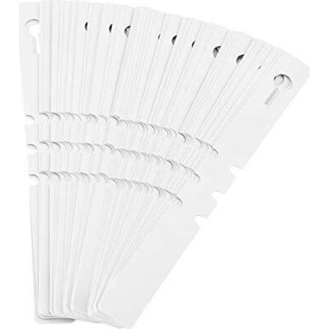 100pcs Étiquettes De Piquet En Plastique Étiquettes d'Usines Pelouse Ornement Décor De Jardin De Pépinière(Blanc) (1/5)