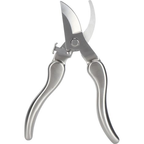 Tijeras de cocina de alta gama, diseñadas específicamente para cortar carne: tijeras de acero inoxidable con dientes finos. (1/5)