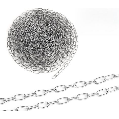 Chaîne Acier Inoxydable 10 m – 1,5 mm Chainette à Maillons en Acier 304, Anti-Rouille (1/5)