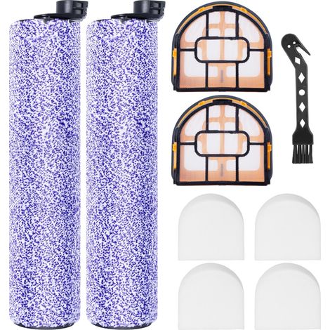Kit d'accessoires pour Shark WDB1F2 pour HydroVac XL 3 in 1 Aspirateur Accessoires, 2 Brosse à rouleau, 4 Filtre Sponge, 2 Filtre Boîte, 1 Brosse de nettoyage (1/5)