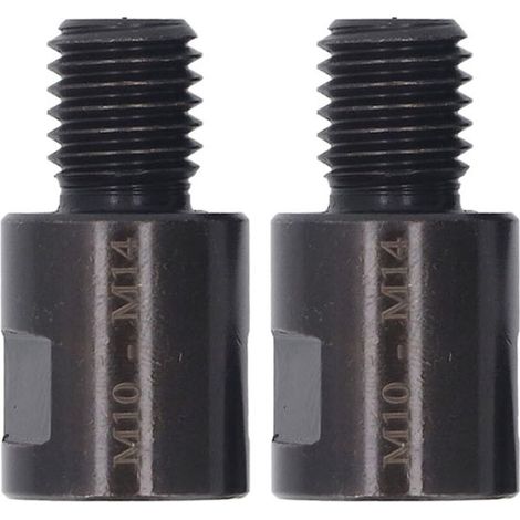 Winkelschleifer-Adapter M10 auf M14, 2-teiliger Winkelschleifer-Adapter aus Stahl M10-M14, Adapter für Winkelschleiferwelle (weiblich auf männlich) (1/5)