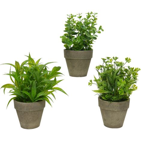PIANTA ARTIFICIALE D.20 ASSORTITO 3 VARIANTI - 1 PEZZO PIANTA ARTIFICIALE D.20 ASS.3 | PZ (1/2)