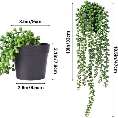 Plante Artificielle - Liane De Feuilles D'eucalyptus - Décoration Intérieure Et Extérieure - 1 Pièce (1/5)