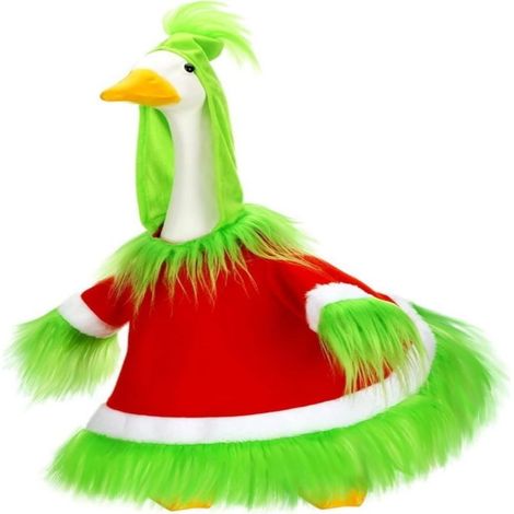 Weihnachtsgans-Kostüme für die Veranda, Weihnachtsgans-Kleidung und -Kostüme für Terrasse oder Garten, 58 cm.