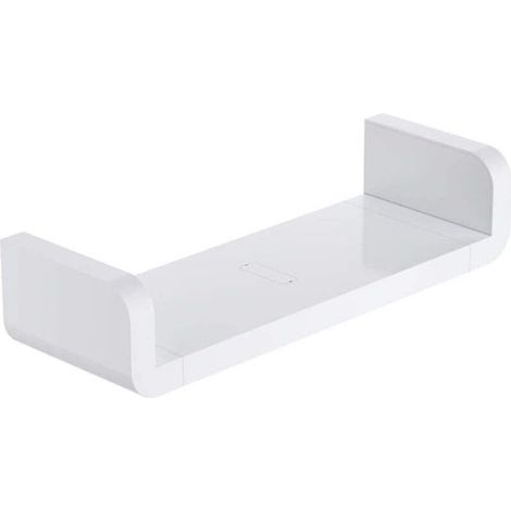 Étagère Murale étagère Flottante, Non perforée, utilisée pour l'affichage Mural de Salle de Bain, utilisée pour la décoration de la Maison/Cuisine/étagère de Rangement de Salle de Bain (Blanc)-Fei Yu (1/5)