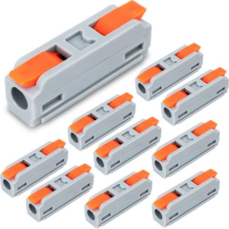 10 connexions 3 - en - 1 pinces de connexion de sortie avec levier connecteur de câble avec pince de 0,2-4mm² pour les projets de bricolage (1/5)