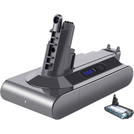 6000mAh Batterie Compatible avec Dyson Cyclone V10 Animal V10 Absolute V10 Fluffy V10 Motorhead V10 Total Clean Aspirateur SV12 (1/5)