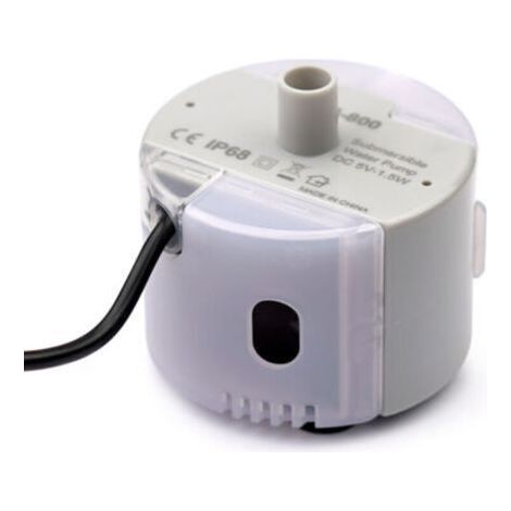 Pompe LED Fontaine a Eau, USB Pompe pour Fontaine a Chat, Silencieuse Pompe de Rechange pour Fontaine (1/5)
