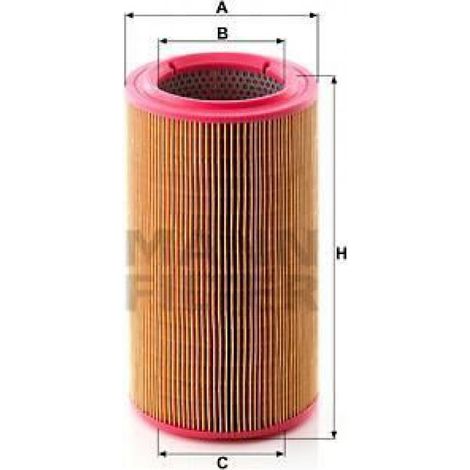 Filtre À Air - Référence C14004 - Pour Appareils De Climatisation Et De Chauffage - 1 Pièce