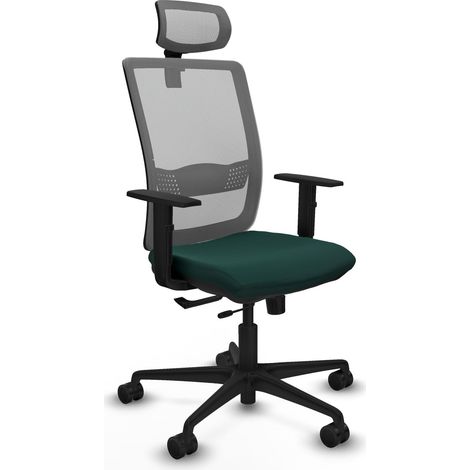 Sedia piqueras y crespo Haches similpelle verde bottiglia confortevole (1/2)