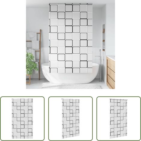 Intimité salle de bain - Store enrouleur de douche 120x240 cm largeur du tissu 116 cm (1/5)