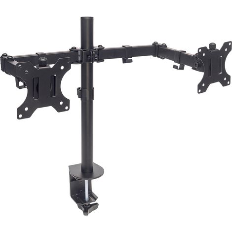 Manhattan Supporto da tavolo per monitor 461528 2 Display: (s) 33,0 cm (13) - 81,3 cm (32) Nero Regolabile in altezza (1/5)