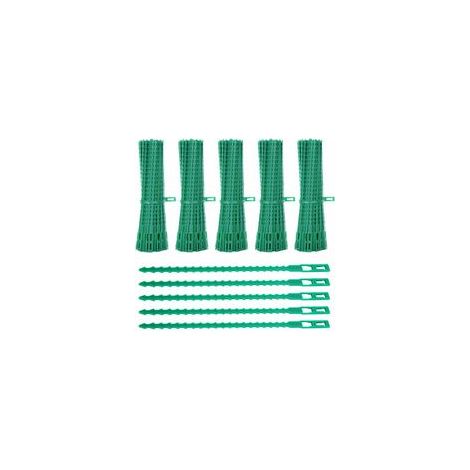 Serbia – Lot de 500 attaches de plantes 17cm – Attaches réglables en plastique – Pour soutenir tomates et concombres – Réutilisables et flexibles (1/5)