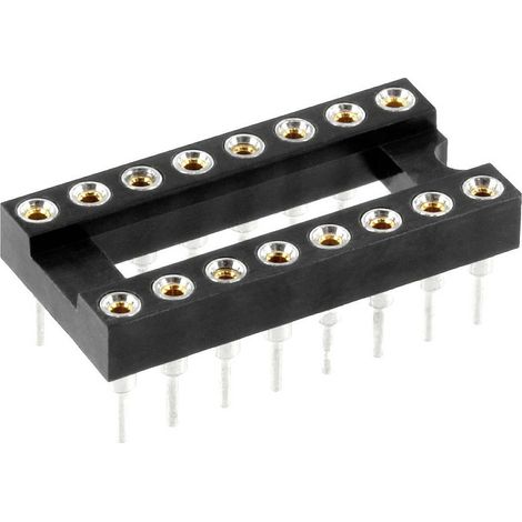 econ connect PZ16AW Support de circuits intégrés Nombre de pôles: 16 contacts de précision 1 pc(s) Tube S597832