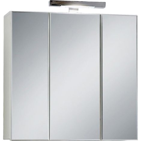 Meuble Haut 2 Portes Design "Adora" 70cm Blanc (1/5)
