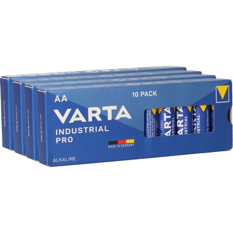 40x Varta AA Migon Alkaline LR06 1,5V 4x 10er Pack (1/5)