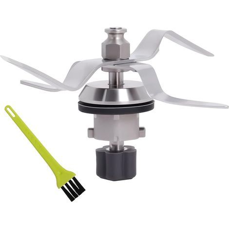 Lame de Rechange en Acier Inoxydable Compatible avec Silver-Crest Monsieur Cuisine Connect Robot de Cuisine avec Joint et Brosse de Nettoyage