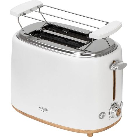 Adler AD 3225 grille-pain blanc 950 W compact (1/3)