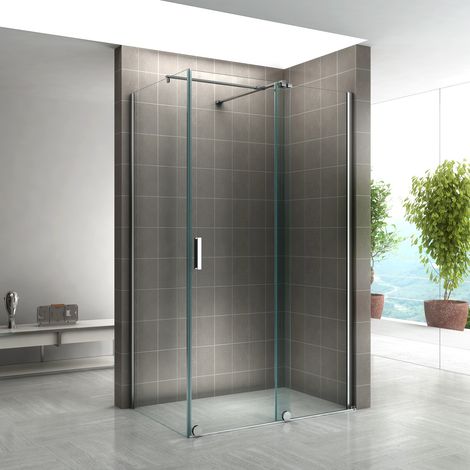i-flair Duschkabine NADINE 120x100 cm Tür: 120 cm Duschabtrennung mit Schiebetür in Chrom 8mm ESG Sicherheitglas Klarglas (1/5)