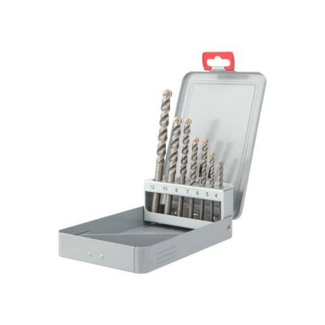 Foret Beton A Queue Cylindrique Pro Coffret 7 Diager (1/8)